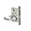 Stanley Security Mortise Lock Passage 15 Lever with H Rose Right Hand, Satin Chrome 45H0N15H626RH